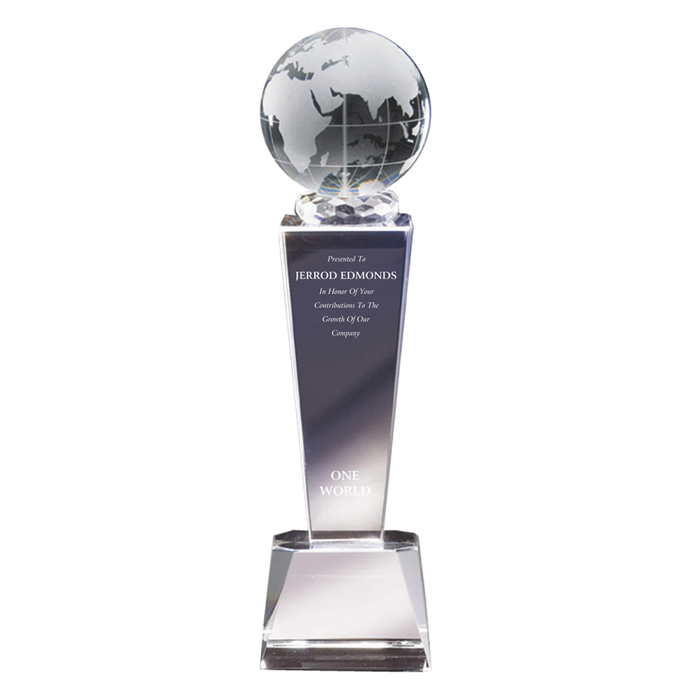World Globe on Tall Pedestal