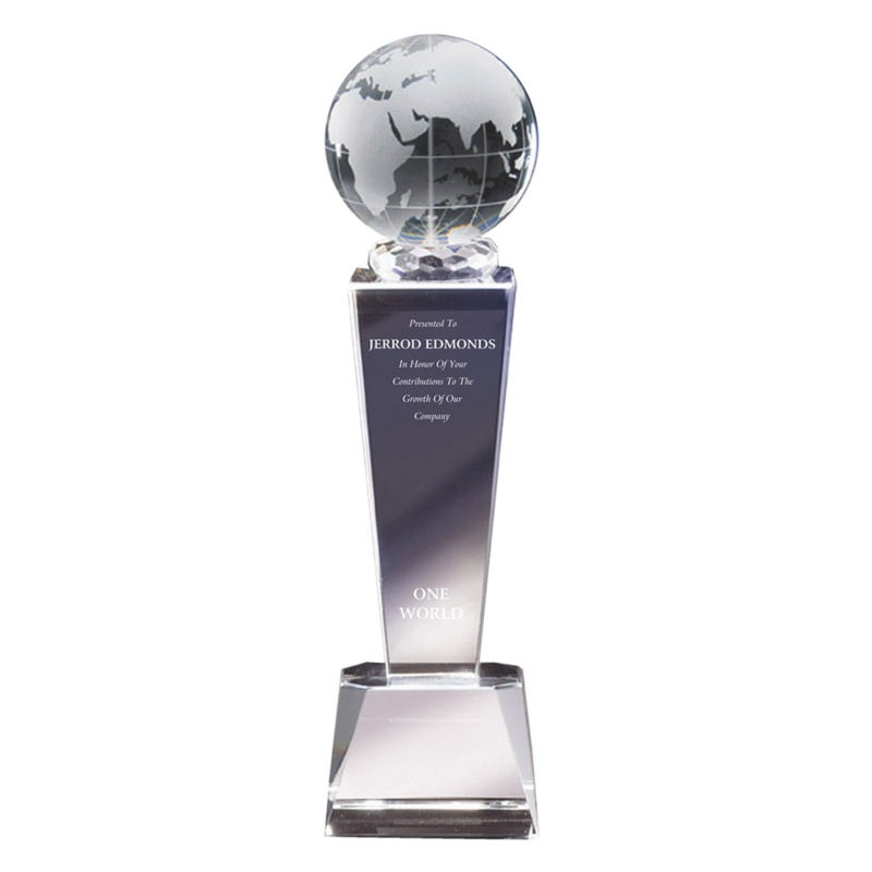 World Globe on Tall Pedestal