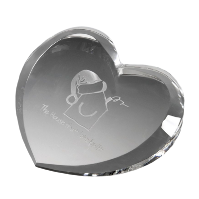 Crystal Heart Paperweight Crystal Heart Paperweight