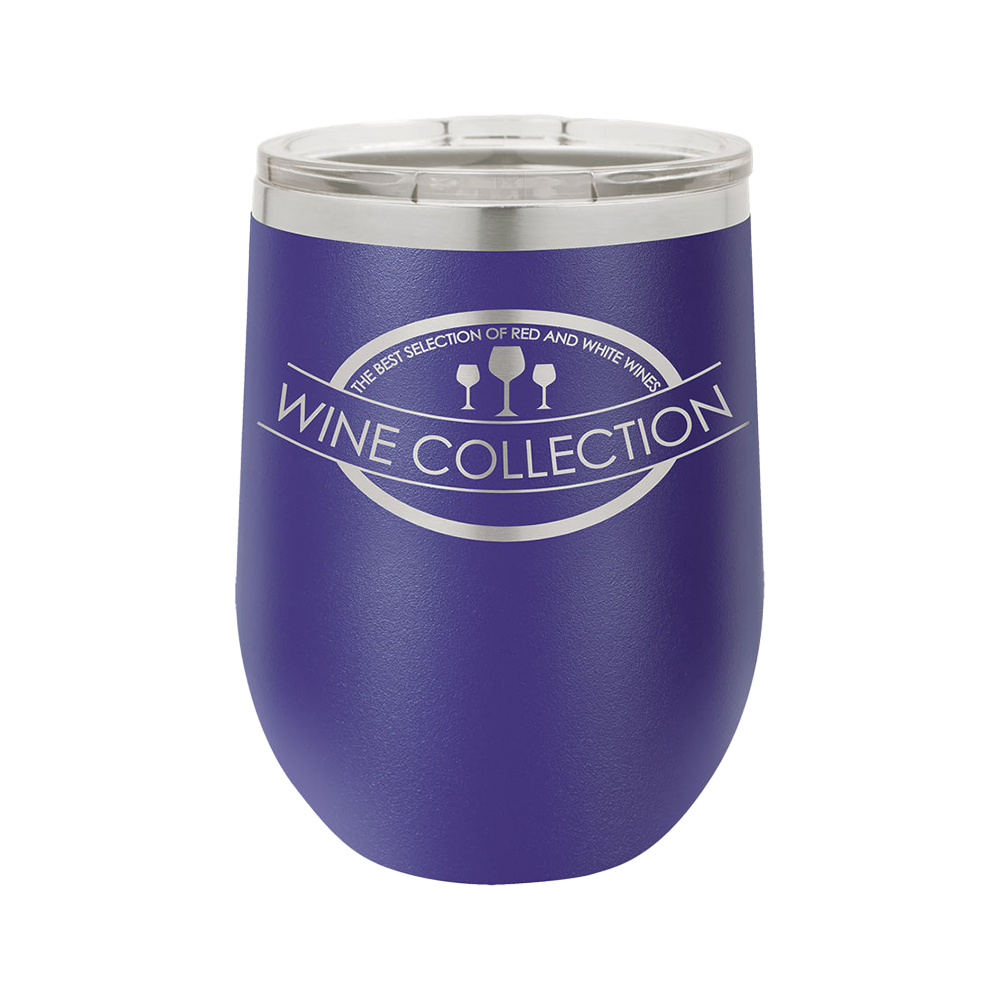 12 Oz. Wine Tumbler (Purple)