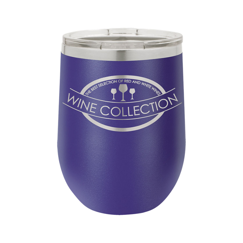 12 Oz. Wine Tumbler (Purple)