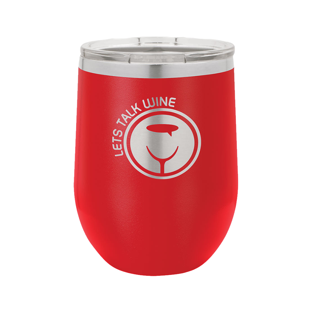 12 Oz. Wine Tumbler (Red)
