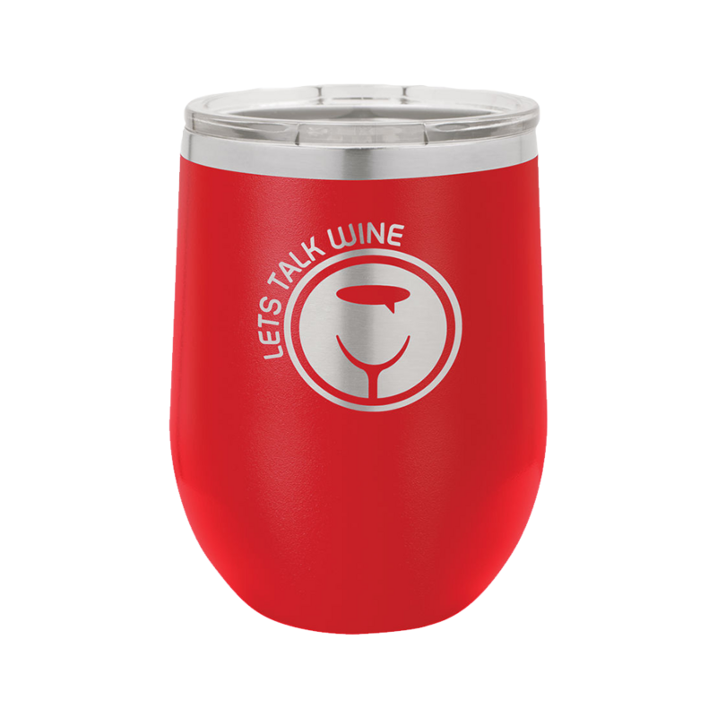 12 Oz. Wine Tumbler (Red)