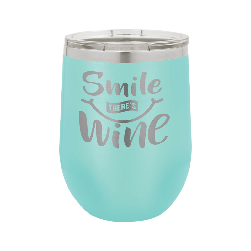 12 Oz. Wine Tumbler (Teal)