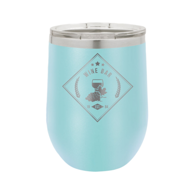 12 Oz. Wine Tumbler (Light Blue) 12 Oz. Wine Tumbler (Light Blue)