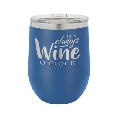 12 Oz. Wine Tumbler (Royal Blue) 12 Oz. Wine Tumbler (Royal Blue)