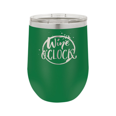 12 Oz. Wine Tumbler (Green) 12 Oz. Wine Tumbler (Green)