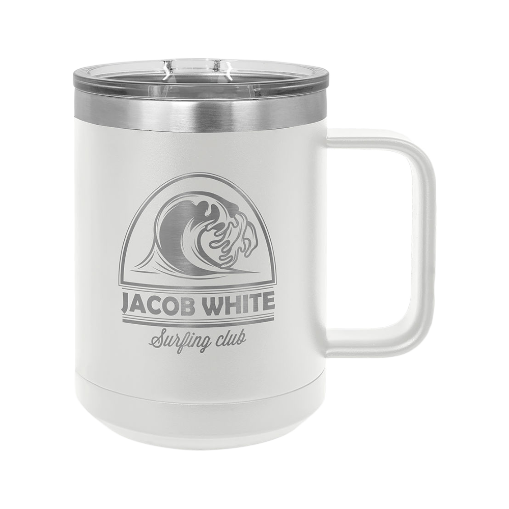 15 oz. Coffee Mug (White)