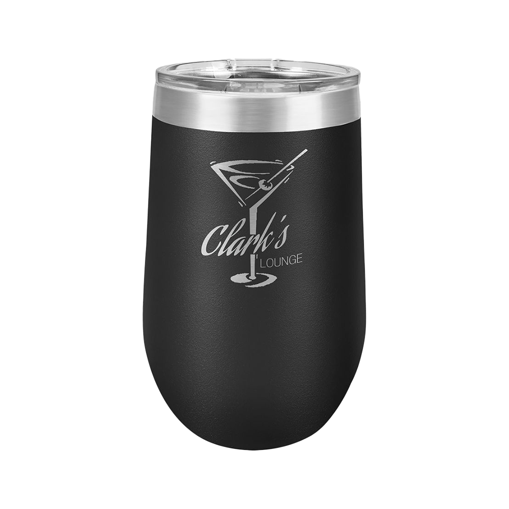 16 oz. Wine Tumbler (Black)