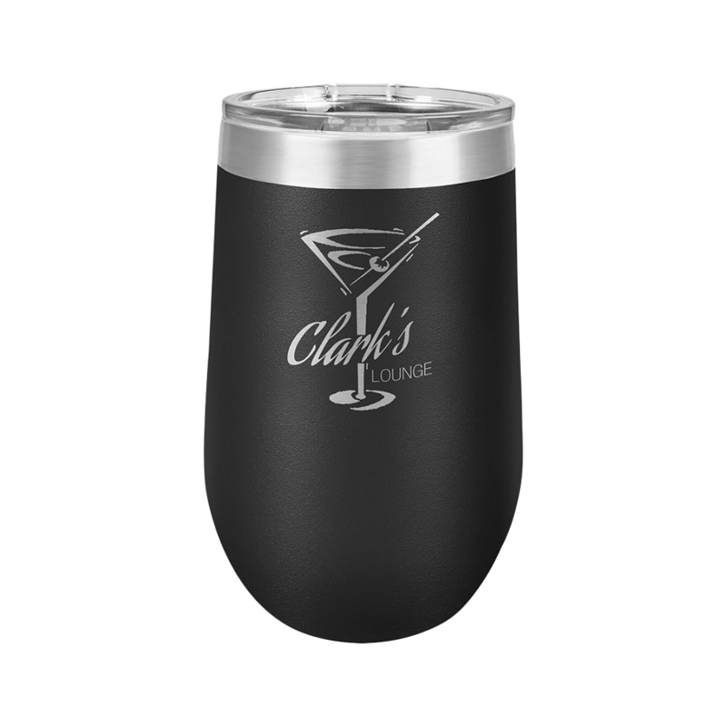 16 oz. Wine Tumbler (Black)