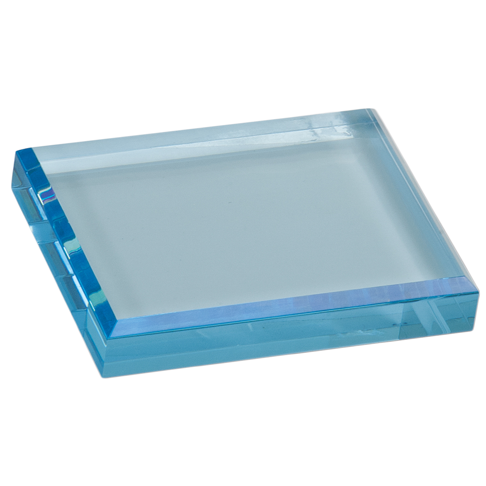 Paperweight (Blue) Acrylic 3.5" x 4.5"