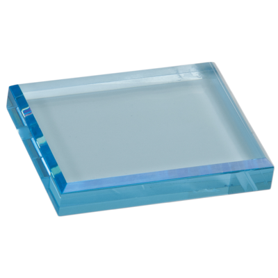 Paperweight (Blue) Acrylic 3.5 Paperweight (Blue) Acrylic 3.5" x 4.5"