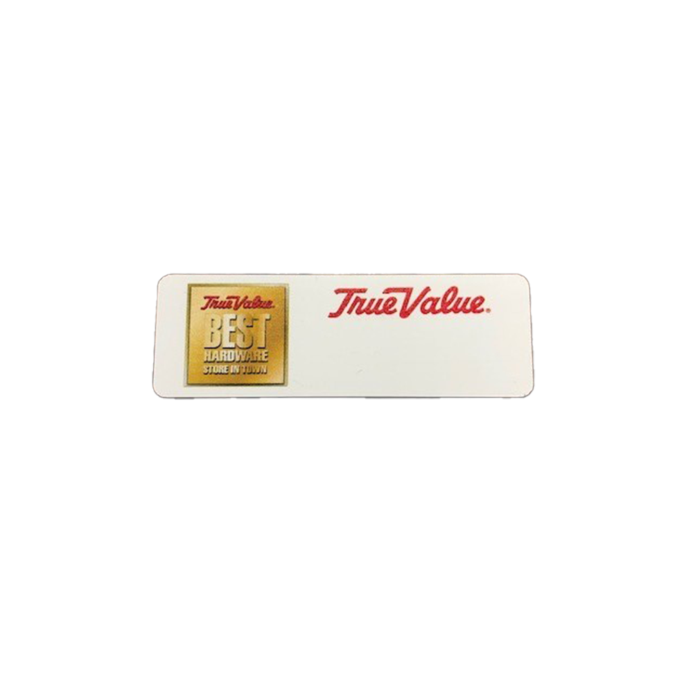 3" x 1" Plastic Name Badge (UV Digital Print)