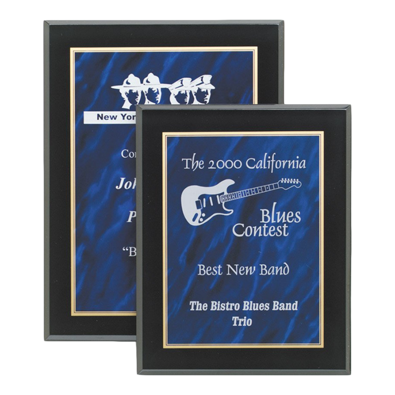 Marble Acrylic Plaque (Blue)