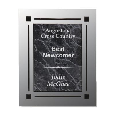 Clear Edge Acrylic Plaque (Black Marble) Clear Edge Acrylic Plaque (Black Marble)