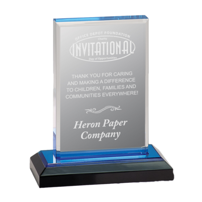 Beveled Impress Acrylic (Blue) Beveled Impress Acrylic (Blue)