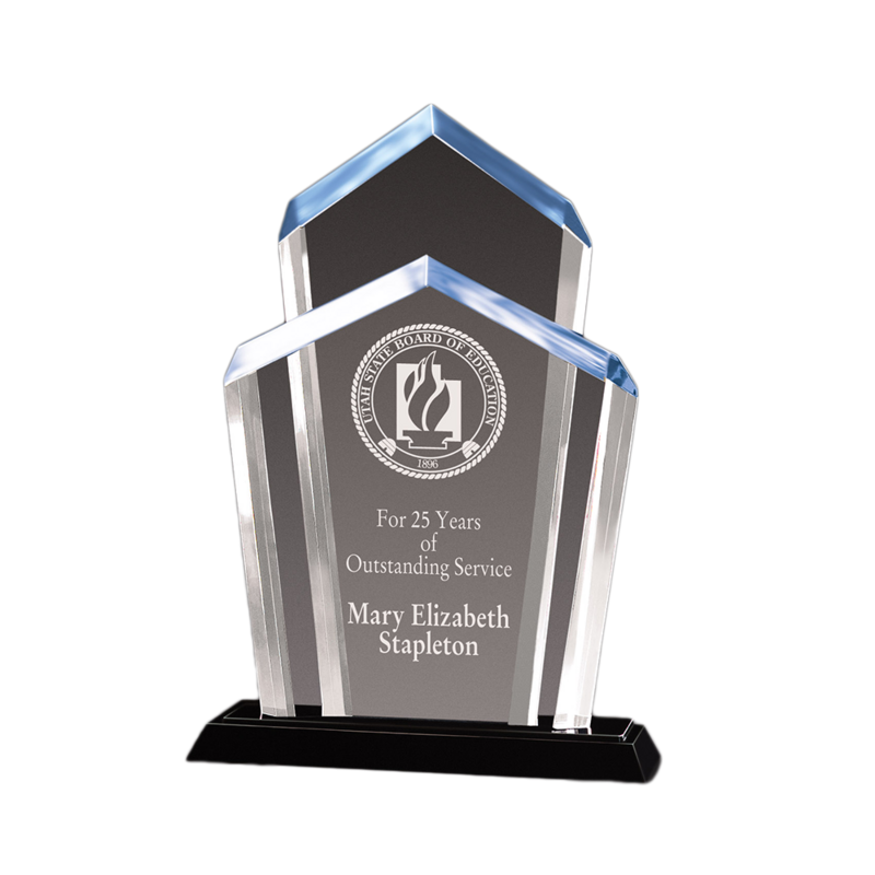 Chairman Acrylic Award (Blue)