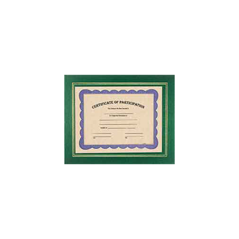 Colored Certificate Holder (Green)