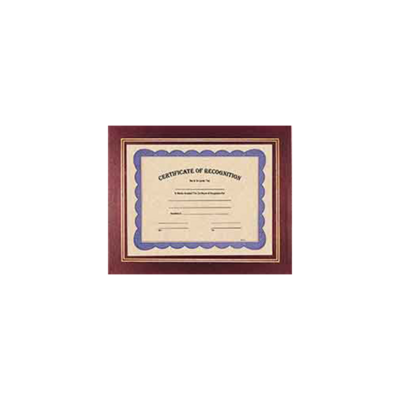 Colored Certificate Holder (Burgundy)