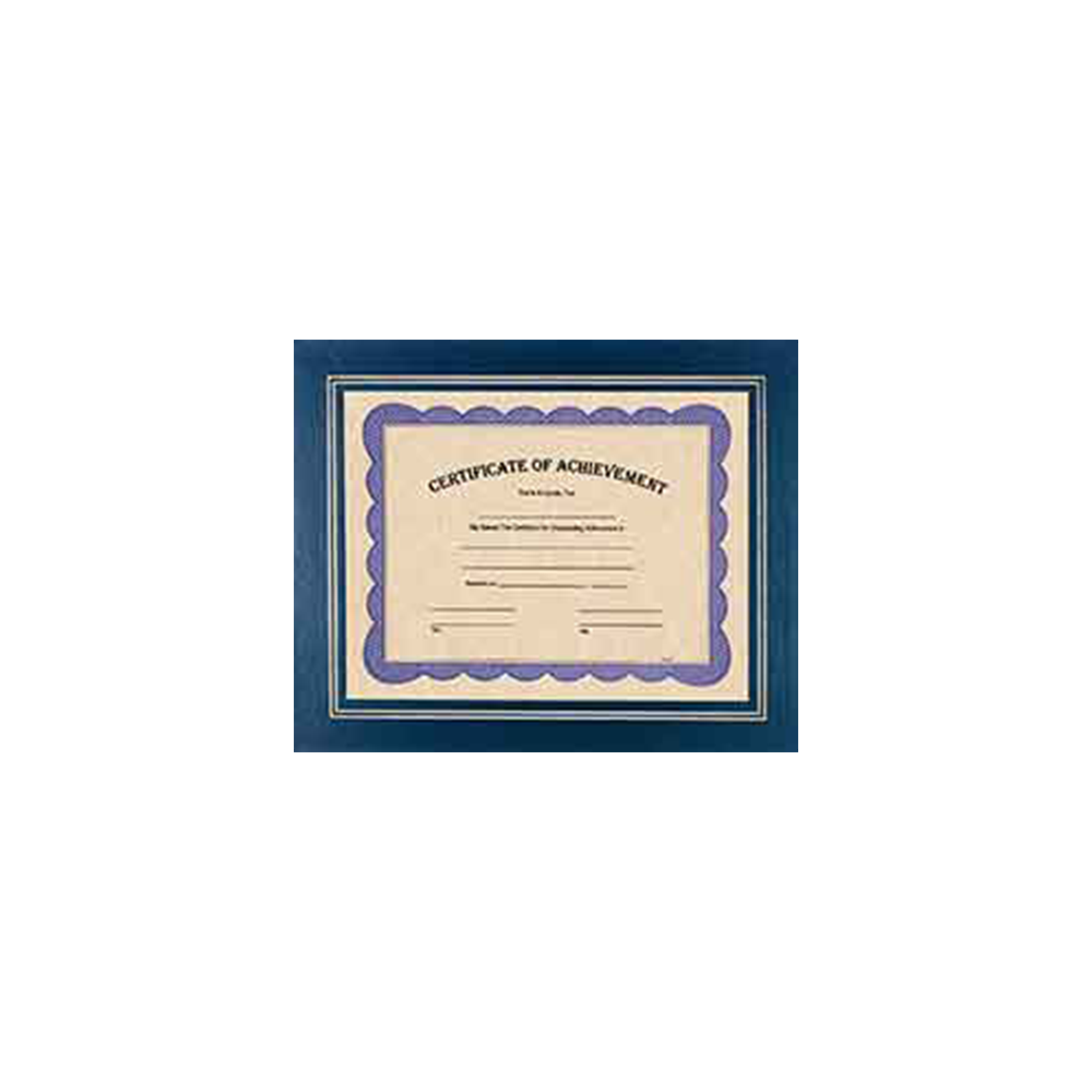 Colored Certificate Holder (Blue)