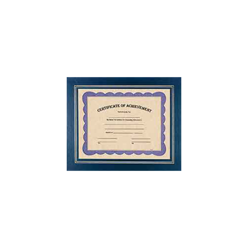 Colored Certificate Holder (Blue)