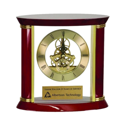 Executive Rosewood Clock (Gold)