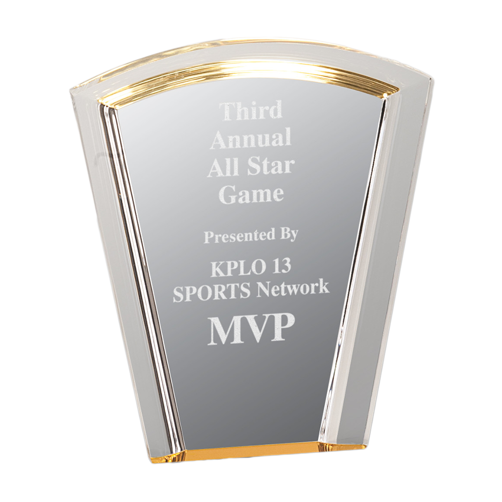 Fan Acrylic Halo Award (Gold)