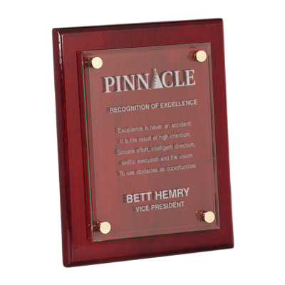 Floating Glass Plaque (Rosewood Piano) Floating Glass Plaque (Rosewood Piano)