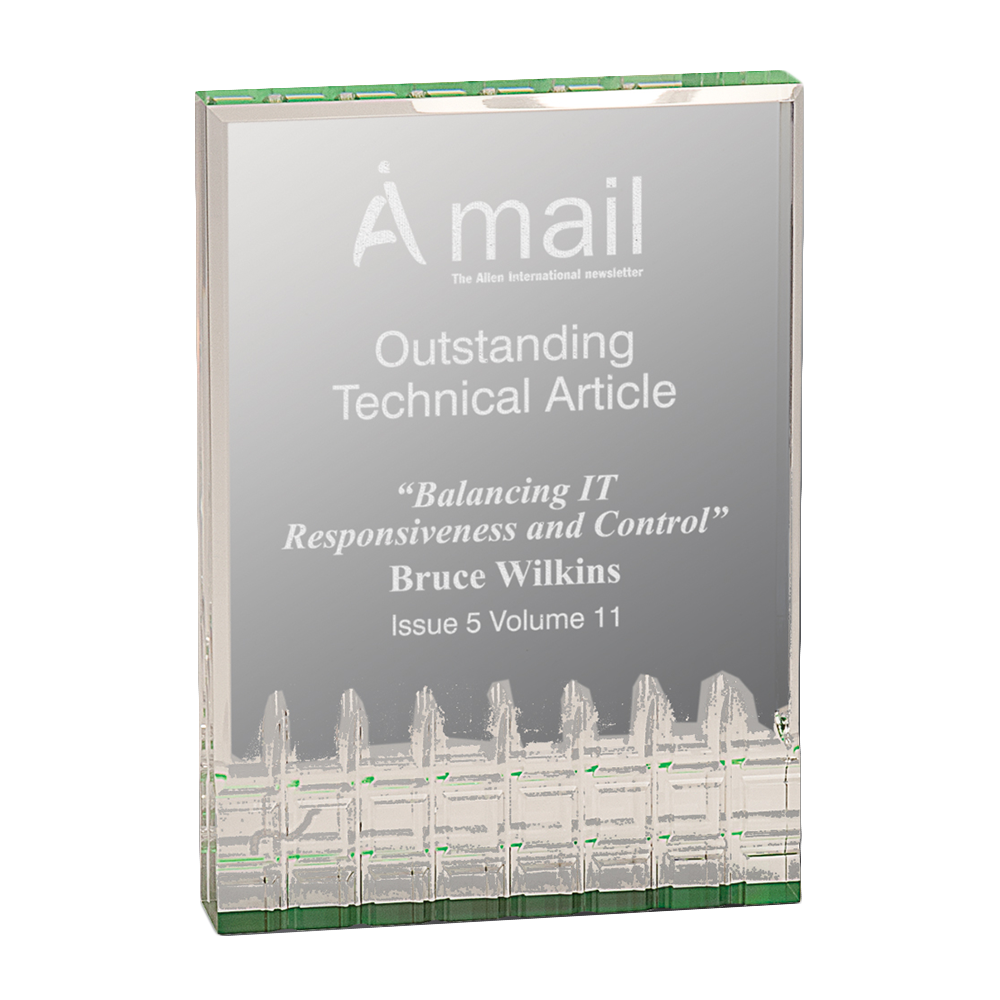 Mirage Acrylic Award (Green)