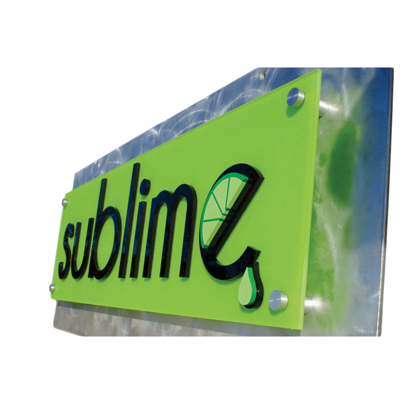 Laser Cut Acrylic Letter Sign