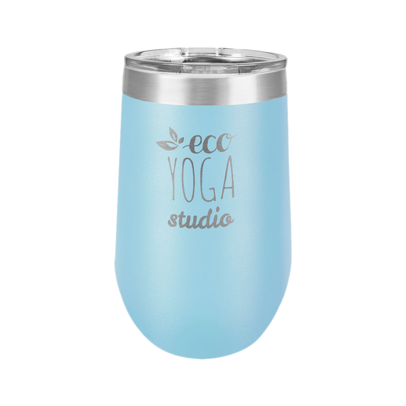 16 oz. Wine Tumbler (Light Blue)