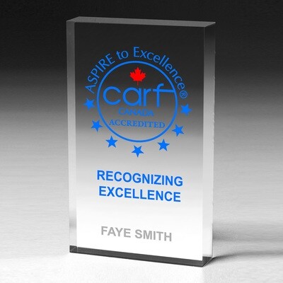 Straight Edge Acrylic Rectangle