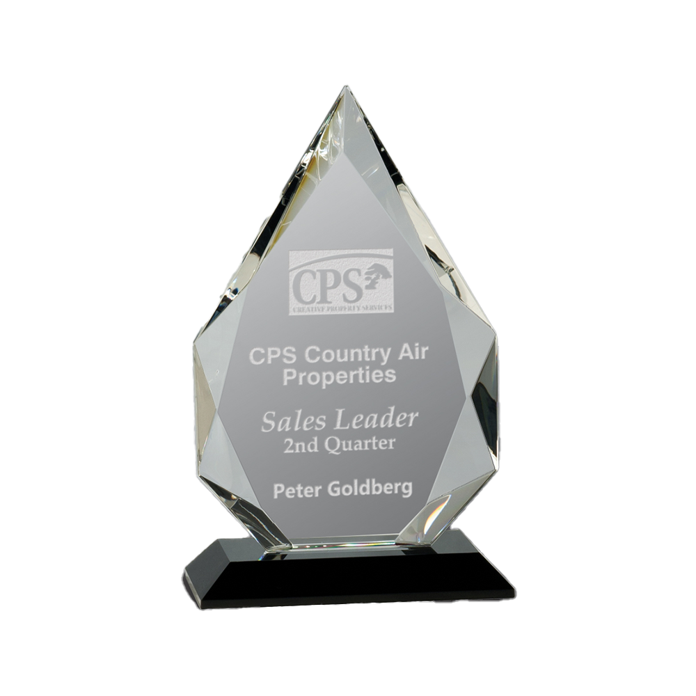 Arrowhead on Black Crystal Base