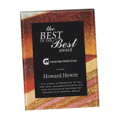 Artistic Acrylic Plaque (Autumn Harvest Tones)