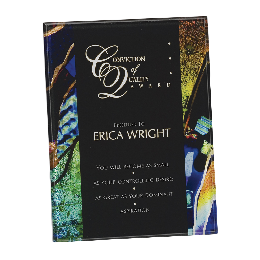 Artistic Acrylic Plaque (Earth Tones)