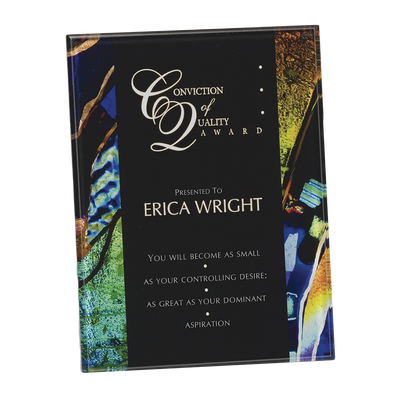 Artistic Acrylic Plaque (Earth Tones)