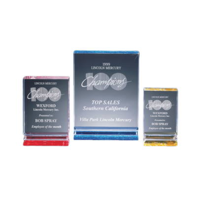 Bead and Bevel Acrylic (Blue)