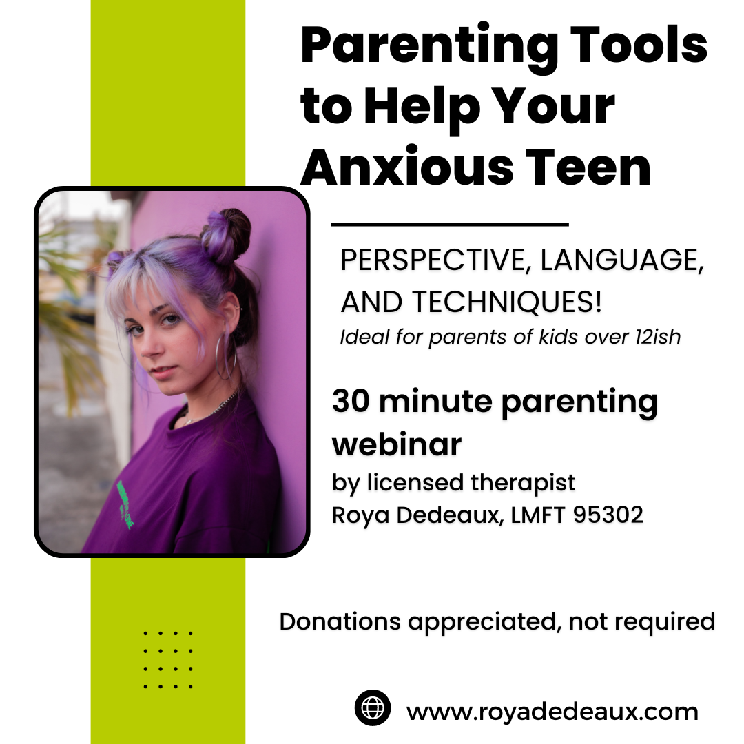 Parenting Tools to Help Your Anxious Teen - Webinar