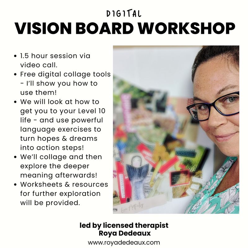 Virtual Vision Board Workshop for your Group