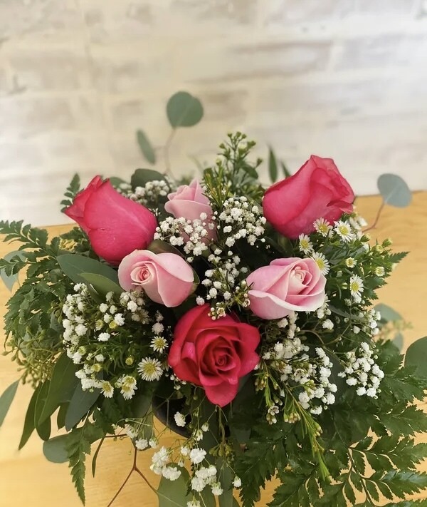 Half Dozen Bouquet Roses