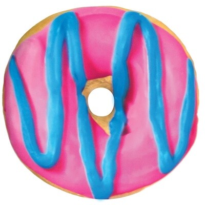 Blue and Pink Donut Microbead Scented Plush