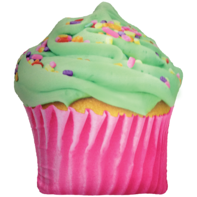 Giant celebration cupcake scented plush