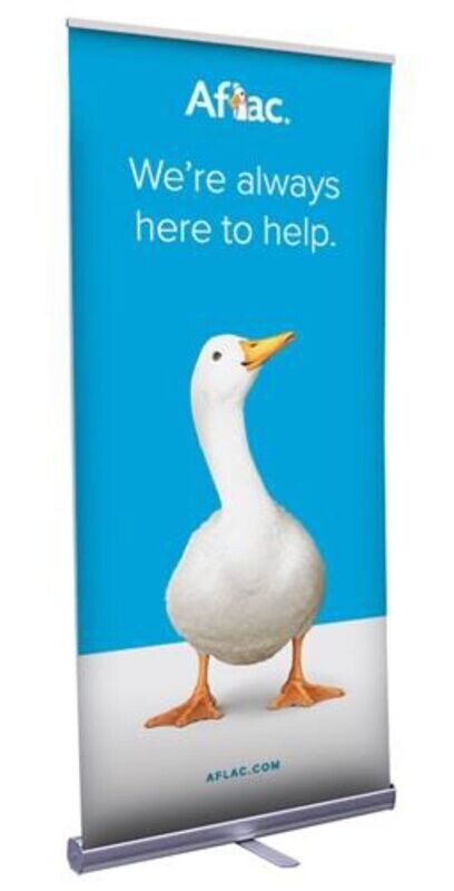Aflac Vertical Pop Up Banner