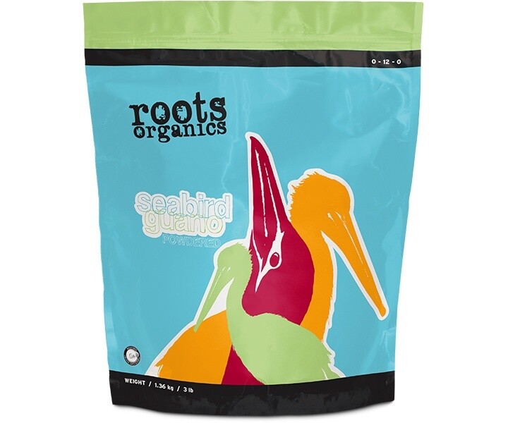 Roots Organics Seabird Guano 0-12-0 3LB Bag