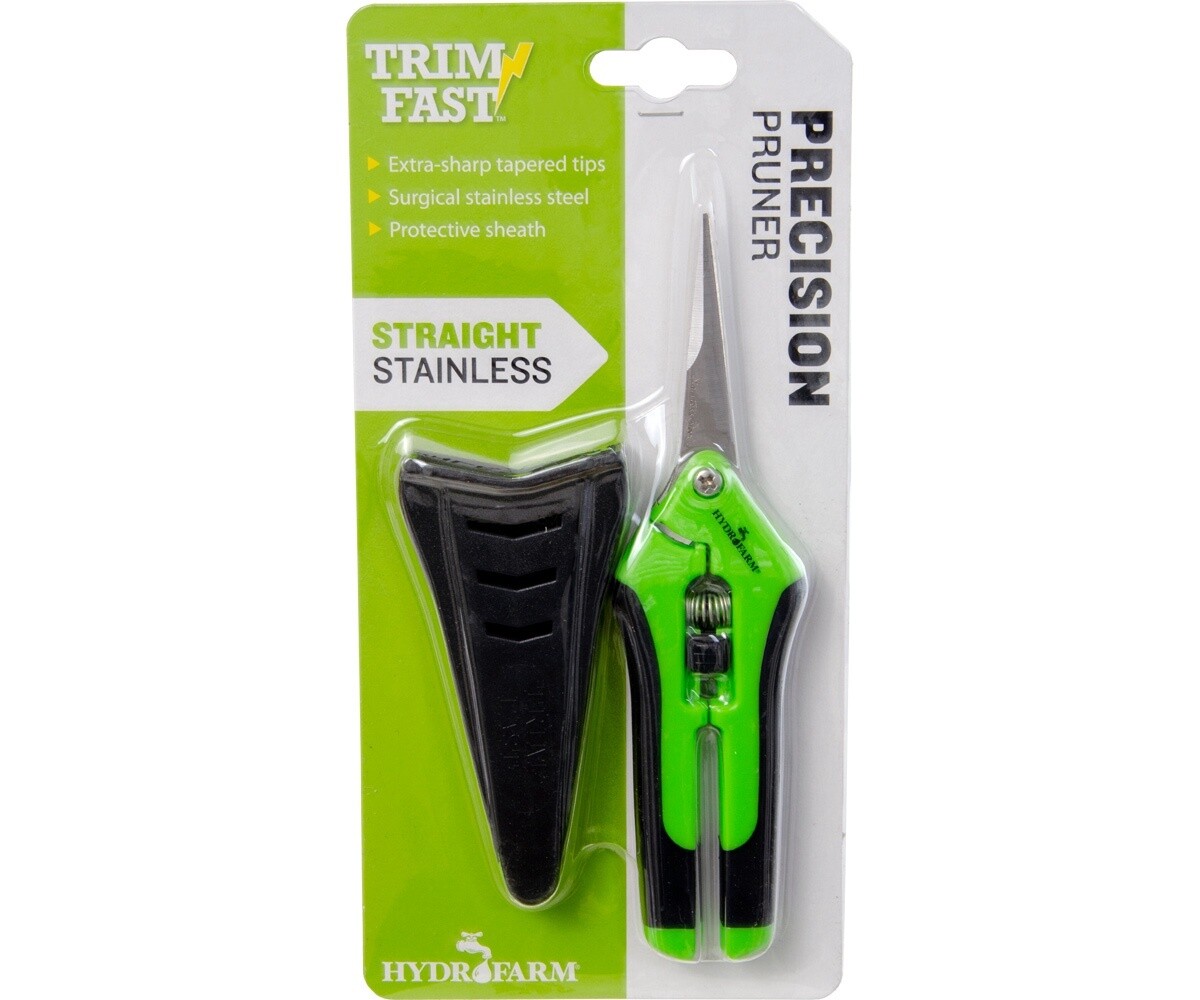 Trim Fast Precision Stainless Steel Pruner with Holster, Type: STRAIGHT