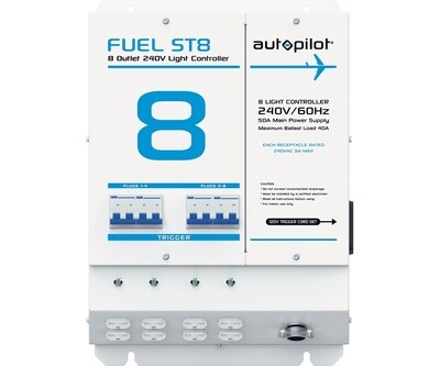 AutoPilot FUEL ST8 Light Controller 8 outlet, 240V, single trigger and breakers
