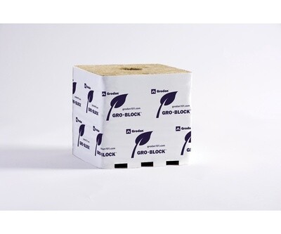 GRODAN Gro-Block Hugo 6" w/ holes, Case of 64