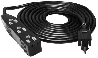 Heavy Duty Extension Cord - 3 outlet