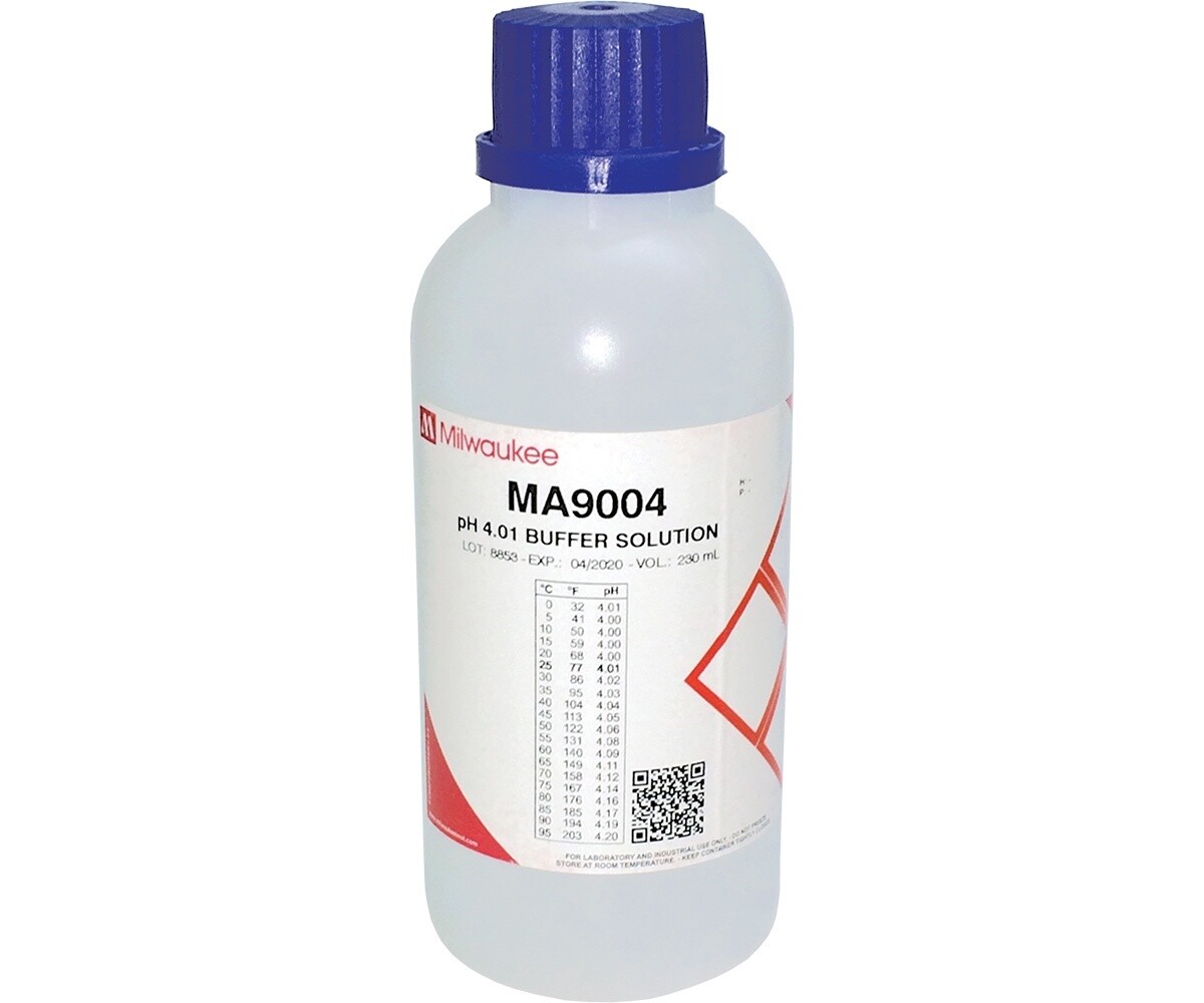 Milwaukee pH 4.01 Calibration Solution - 230 mL