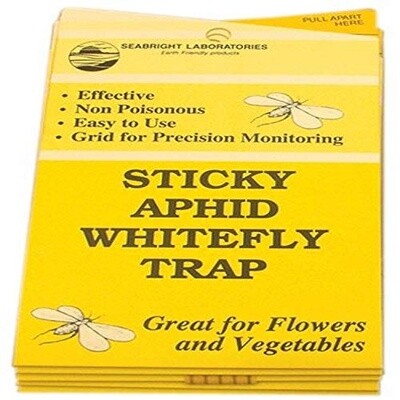 Seabright Yellow Sticky Aphid/Whitefly Trap (5-count)